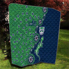 New Zealand Warriors NAIDOC Week 2026 Quilt Aboriginal Lizard Dot Painting - 50 Years of Deadly