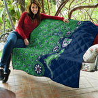 New Zealand Warriors NAIDOC Week 2026 Quilt Aboriginal Lizard Dot Painting - 50 Years of Deadly