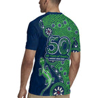 New Zealand Warriors NAIDOC Week 2026 Rugby Jersey Aboriginal Lizard Dot Painting - 50 Years of Deadly