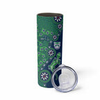 New Zealand Warriors NAIDOC Week 2026 Skinny Tumbler Aboriginal Lizard Dot Painting - 50 Years of Deadly