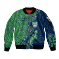 New Zealand Warriors NAIDOC Week 2026 Sleeve Zip Bomber Jacket Aboriginal Lizard Dot Painting - 50 Years of Deadly