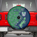 New Zealand Warriors NAIDOC Week 2026 Spare Tire Cover Aboriginal Lizard Dot Painting - 50 Years of Deadly