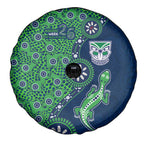 New Zealand Warriors NAIDOC Week 2026 Spare Tire Cover Aboriginal Lizard Dot Painting - 50 Years of Deadly