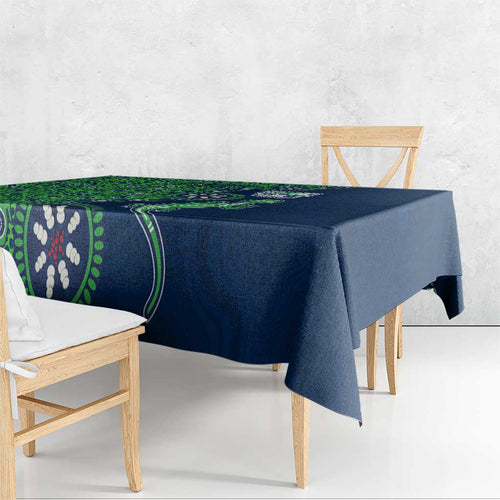 New Zealand Warriors NAIDOC Week 2026 Tablecloth Aboriginal Lizard Dot Painting - 50 Years of Deadly