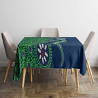 New Zealand Warriors NAIDOC Week 2026 Tablecloth Aboriginal Lizard Dot Painting - 50 Years of Deadly