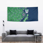 New Zealand Warriors NAIDOC Week 2026 Tapestry Aboriginal Lizard Dot Painting - 50 Years of Deadly