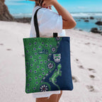 New Zealand Warriors NAIDOC Week 2026 Tote Bag Aboriginal Lizard Dot Painting - 50 Years of Deadly