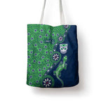 New Zealand Warriors NAIDOC Week 2026 Tote Bag Aboriginal Lizard Dot Painting - 50 Years of Deadly