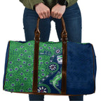New Zealand Warriors NAIDOC Week 2026 Travel Bag Aboriginal Lizard Dot Painting - 50 Years of Deadly