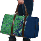 New Zealand Warriors NAIDOC Week 2026 Travel Bag Aboriginal Lizard Dot Painting - 50 Years of Deadly