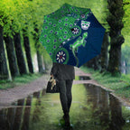 New Zealand Warriors NAIDOC Week 2026 Umbrella Aboriginal Lizard Dot Painting - 50 Years of Deadly