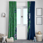 New Zealand Warriors NAIDOC Week 2026 Window Curtain Aboriginal Lizard Dot Painting - 50 Years of Deadly