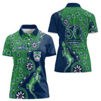 New Zealand Warriors NAIDOC Week 2026 Women Polo Shirt Aboriginal Lizard Dot Painting - 50 Years of Deadly