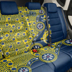 North Queensland Cowboys NAIDOC Week 2026 Back Car Seat Cover Aboriginal Lizard Dot Painting - 50 Years of Deadly