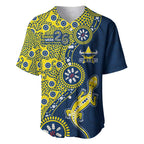 North Queensland Cowboys NAIDOC Week 2026 Baseball Jersey Aboriginal Lizard Dot Painting - 50 Years of Deadly