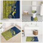 North Queensland Cowboys NAIDOC Week 2026 Bathroom Set Aboriginal Lizard Dot Painting - 50 Years of Deadly