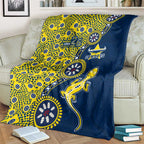 North Queensland Cowboys NAIDOC Week 2026 Blanket Aboriginal Lizard Dot Painting - 50 Years of Deadly