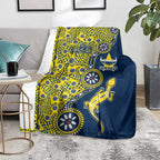 North Queensland Cowboys NAIDOC Week 2026 Blanket Aboriginal Lizard Dot Painting - 50 Years of Deadly