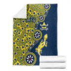 North Queensland Cowboys NAIDOC Week 2026 Blanket Aboriginal Lizard Dot Painting - 50 Years of Deadly