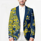 North Queensland Cowboys NAIDOC Week 2026 Blazer Aboriginal Lizard Dot Painting - 50 Years of Deadly
