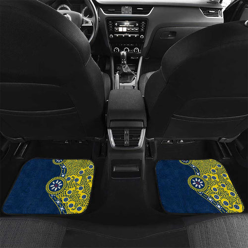 North Queensland Cowboys NAIDOC Week 2026 Car Mats Aboriginal Lizard Dot Painting - 50 Years of Deadly