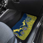 North Queensland Cowboys NAIDOC Week 2026 Car Mats Aboriginal Lizard Dot Painting - 50 Years of Deadly