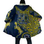 North Queensland Cowboys NAIDOC Week 2026 Cloak Aboriginal Lizard Dot Painting - 50 Years of Deadly