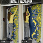 North Queensland Cowboys NAIDOC Week 2026 Door Cover Aboriginal Lizard Dot Painting - 50 Years of Deadly
