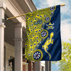 North Queensland Cowboys NAIDOC Week 2026 Garden Flag Aboriginal Lizard Dot Painting - 50 Years of Deadly