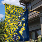 North Queensland Cowboys NAIDOC Week 2026 Garden Flag Aboriginal Lizard Dot Painting - 50 Years of Deadly
