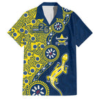 North Queensland Cowboys NAIDOC Week 2026 Hawaiian Shirt Aboriginal Lizard Dot Painting - 50 Years of Deadly