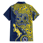 North Queensland Cowboys NAIDOC Week 2026 Hawaiian Shirt Aboriginal Lizard Dot Painting - 50 Years of Deadly