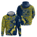 North Queensland Cowboys NAIDOC Week 2026 Hoodie Aboriginal Lizard Dot Painting - 50 Years of Deadly