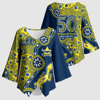 North Queensland Cowboys NAIDOC Week 2026 Kimono Sleeve Blouse Aboriginal Lizard Dot Painting - 50 Years of Deadly