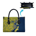 North Queensland Cowboys NAIDOC Week 2026 Leather Bag Aboriginal Lizard Dot Painting - 50 Years of Deadly