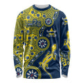 North Queensland Cowboys NAIDOC Week 2026 Long Sleeve Shirt Aboriginal Lizard Dot Painting - 50 Years of Deadly