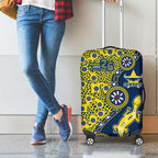 North Queensland Cowboys NAIDOC Week 2026 Luggage Cover Aboriginal Lizard Dot Painting - 50 Years of Deadly