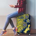 North Queensland Cowboys NAIDOC Week 2026 Luggage Cover Aboriginal Lizard Dot Painting - 50 Years of Deadly
