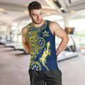 North Queensland Cowboys NAIDOC Week 2026 Men Tank Top Aboriginal Lizard Dot Painting - 50 Years of Deadly