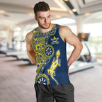 North Queensland Cowboys NAIDOC Week 2026 Men Tank Top Aboriginal Lizard Dot Painting - 50 Years of Deadly
