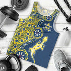 North Queensland Cowboys NAIDOC Week 2026 Men Tank Top Aboriginal Lizard Dot Painting - 50 Years of Deadly