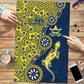North Queensland Cowboys NAIDOC Week 2026 Puzzle Aboriginal Lizard Dot Painting - 50 Years of Deadly