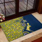 North Queensland Cowboys NAIDOC Week 2026 Rubber Doormat Aboriginal Lizard Dot Painting - 50 Years of Deadly
