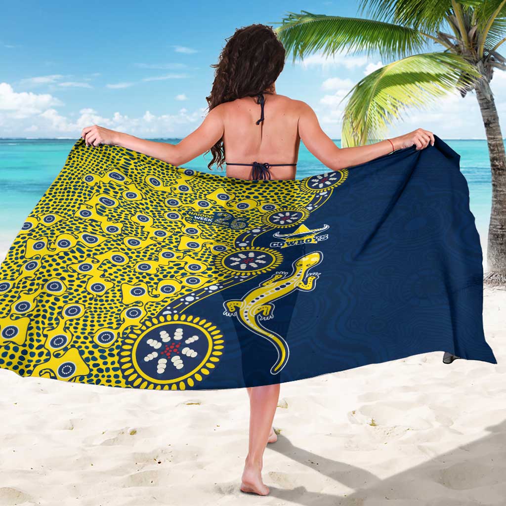 North Queensland Cowboys NAIDOC Week 2026 Sarong Aboriginal Lizard Dot Painting - 50 Years of Deadly