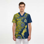 North Queensland Cowboys NAIDOC Week 2026 Scrub Top Aboriginal Lizard Dot Painting - 50 Years of Deadly