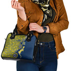 North Queensland Cowboys NAIDOC Week 2026 Shoulder Handbag Aboriginal Lizard Dot Painting - 50 Years of Deadly