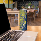 North Queensland Cowboys NAIDOC Week 2026 Skinny Tumbler Aboriginal Lizard Dot Painting - 50 Years of Deadly