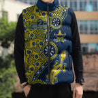North Queensland Cowboys NAIDOC Week 2026 Sleeveless Puffer Jacket Aboriginal Lizard Dot Painting - 50 Years of Deadly