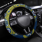 North Queensland Cowboys NAIDOC Week 2026 Steering Wheel Cover Aboriginal Lizard Dot Painting - 50 Years of Deadly