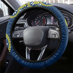 North Queensland Cowboys NAIDOC Week 2026 Steering Wheel Cover Aboriginal Lizard Dot Painting - 50 Years of Deadly